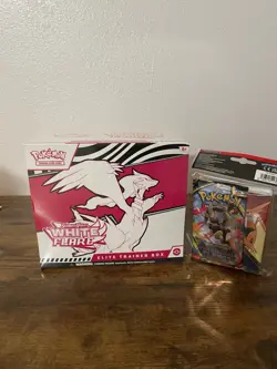 Pokemon ETB White Flare Scarlet and Violet Factory Sealed - Image 1