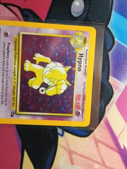Vintage 1999 Hypno 8/62 Fossil Holo Rare English LP Pokemon TCG WOTC Card - Image 3