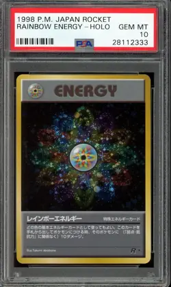 [PSA 10] Rainbow Energy Rocket Gang old4 Holo Rare Japanese POKEMON - Image 1