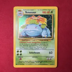 Pokemon TCG Venusuar Base Set 1999 Holo Rare Unlimited Foil Wizards WOTC LP/NM - Image 1