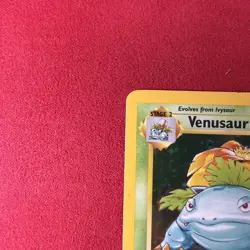 Pokemon TCG Venusuar Base Set 1999 Holo Rare Unlimited Foil Wizards WOTC LP/NM - Image 2