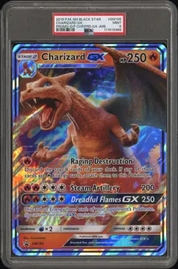 [PSA 9] Charizard GX SM195 Detective Pikachu Movie Promo Holo JUMBO POKEMON - Image 1