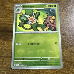 Pokemon Simisage (5/329) Black Bolt NM REVERSE HOLO- Master Ball Pattern - Image 1