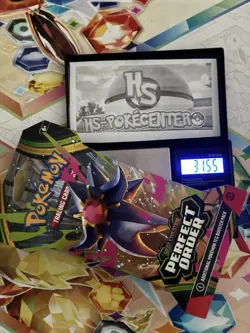 VERY HEAVY! 31.55g Pokemon TCG Perfect Order Sleeved Booster Pack Factory Sealed - Image 1