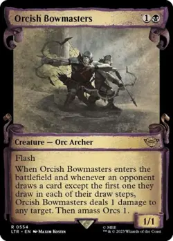 MTG English Orcish Bowmasters (Showcase Scrolls) NM Foil - Image 1
