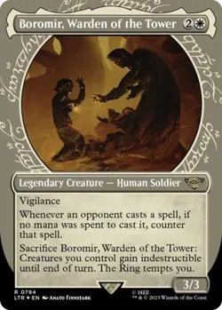 MTG English Boromir, Warden of the Tower (Showcase) (Surge Foil) NM Foil - Image 1