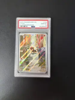 Pokemon Litleo 139/132 Me01 Mega Evolution Illustration Rare Holo PSA 10 - Image 1