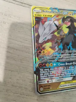 2019 Pokemon Sun & Moon Cosmic Eclipse Reshiram & Zekrom GX 157/236 - NM - Image 4