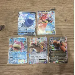 Nintendo Pokemon TCG Evolutions Evo Skies Holo EX/V Lot (5) Arctovish Volcanion - Image 1