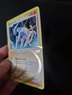 Arceus AR8 Holo Swirl Pokemon TCG Platinum Arceus AR Card LP Lightly Played - Image 4