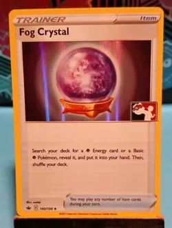 Fog Crystal 140/198 Prize Pack Series Pokemon Play! Mint Condition - Image 2