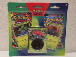 Pokemon TCG Blister Oddish Vileplume Gloom Promo 2 Pack Blister Factory Sealed - Image 1