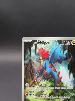 DRUDDIGON 151/086 ILLUSTRATION RARE WHITE FLARE POKEMON - Image 2