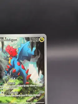 DRUDDIGON 151/086 ILLUSTRATION RARE WHITE FLARE POKEMON - Image 3
