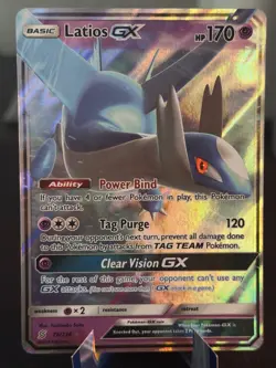 Pokemon Latios GX Sm-Unified Minds 78/236 Ultra Rare Full Art Holo LP - Image 1