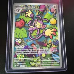 AMBIPOM 107/094 PHANTASMAL FLAMES POKEMON (ILLUSTRATION RARE, NM) - Image 1
