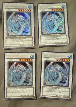 1xYugioh Brionac, Dragon of the Ice Barrier HA01-EN022 Secret Rare LTD VLP Bleed - Image 1