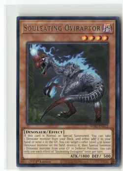 Yugioh Souleating Oviraptor WISU-EN012 Rare 1st Ed NM - Image 1