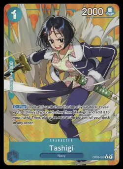 Tashigi OP06-050 - Wings of the Captain Rare OP06 (Alternate Art) ONE PIECE - Image 1