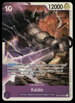 Kaido OP01-094 - Romance Dawn Super Rare SR ONE PIECE - Image 1