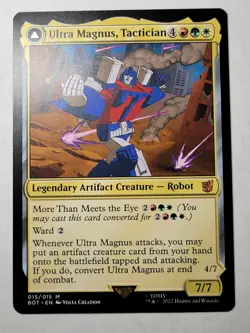 Ultra Magnus, Tactician -Double-Sided- Transformers Regular BOT 15 mtg NM/M - Image 1