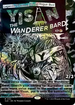 MTG English Yisan, the Wanderer Bard NM Foil Secret Lair - Image 1