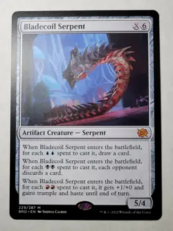 Bladecoil Serpent Brothers War Regular Mythic Artifact BRO 229 mtg NM/M - Image 1