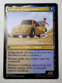 Goldbug, Humanit's Ally -Double-Sided- Transformers Regular BOT 11 mtg NM/M - Image 2