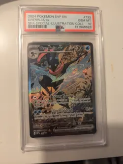 PSA 10 Greninja EX Shrouded Fable Special Illustration Rare Pokemon Card - Image 2