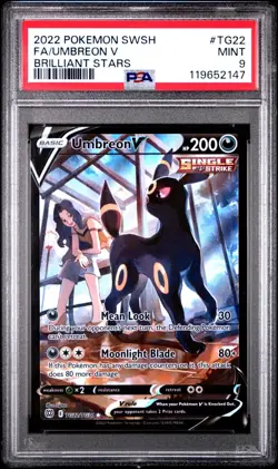 [PSA 9] Umbreon V TG22/TG30 Brilliant Stars Trainer Gallery POKEMON - Image 1