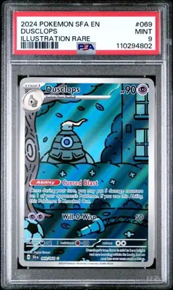 [PSA 9] Dusclops 069/064 Shrouded Fable Illustration Rare Alternate Art POKEMON - Image 1