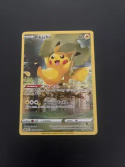 Pokemon TCG Pikachu Holo Ultra Rare GG30/GG70 Crown Zenith Galarian Gallery - Image 1