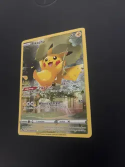 Pokemon TCG Pikachu Holo Ultra Rare GG30/GG70 Crown Zenith Galarian Gallery - Image 3