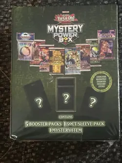Konami Yu-Gi-Oh! TCG Mystery Power Box Sealed 1 Box 5 Booster Packs + Sleeve - Image 2