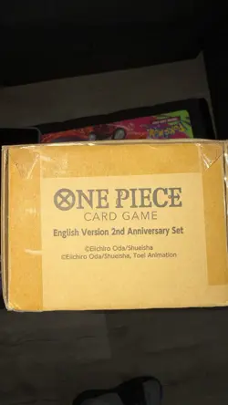 Bandai Namco One Piece Card Game English Version 2nd Anniversary Set Sealed Box - Image 1