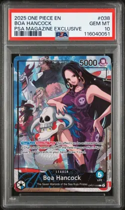 [PSA 10] Boa Hancock OP07-038 PSA Magazine Exclusive Promo ONE PIECE - Image 1