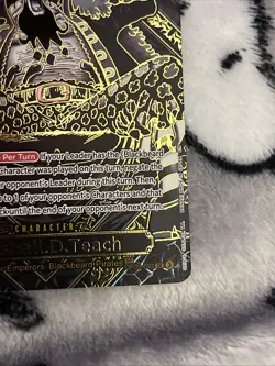 One Piece TCG: Marshall.D.Teach OP09-093 SP Gold Legacy Of The Master OP12 NM - Image 4
