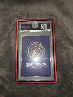 PSA 9 Monkey.D.Luffy ST01-012 Eiichiro Oda Signed One Piece TCG Japanese OP05 - Image 2