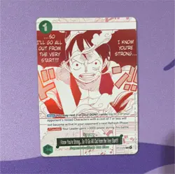 Bandai One Piece I Know You're Strong So I'll Go All Out OP13-040 Event PROMO - Image 1