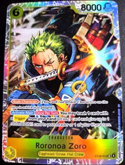 Roronoa Zoro ST29-014 SR ONE PIECE Tcg Card Game NM YELLOW - Image 1