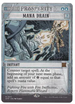 MTG - Mana Drain - Outlaws of Thunder Junction: Breaking News Regular - Image 1
