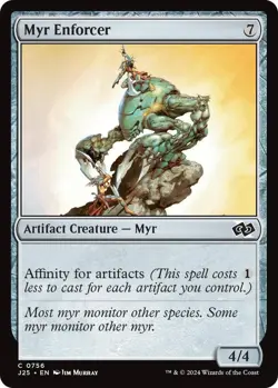 Myr Enforcer Foundations Jumpstart Non-Foil NM Near Mint MTG Magic - Image 1