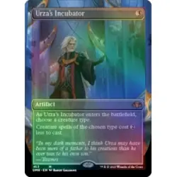 FOIL URZA'S INCUBATOR (BORDERLESS) Dominaria Remastered Magic MTG MINT CARD - Image 1