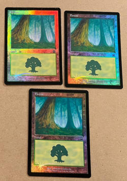 3x - Foil - Forest - Mercadian Masques - MTG - Magic the Gathering - #347 - Image 1