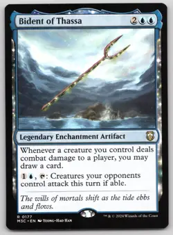 Bident of Thassa - Commander Modern Horizons 3 - MTG - Magic - Near Mint - Image 1