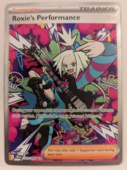 Pokemon TCG Roxie's Performance 121/086 Chaos Rising SIR English - Image 1