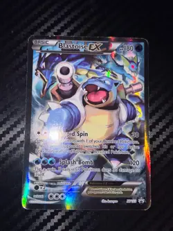 Blastoise EX XY122 XY Holo Pokemon TCG Card - Image 1