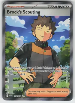Brock's Scouting Ultra Rare SV09: Journey Together 179/159 Pokemon - Image 1