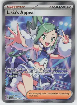 Lisia's Appeal Ultra Rare SV08: Surging Sparks 234/191 Pokemon - Image 1