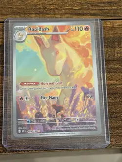 Pokemon Rapidash 189/182 Sv10: Destined Rivals Illustration Rare Holo English - Image 2